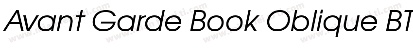 Avant Garde Book Oblique BT mfgpctt字体转换